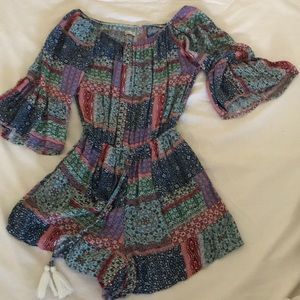 Off the shoulder romper